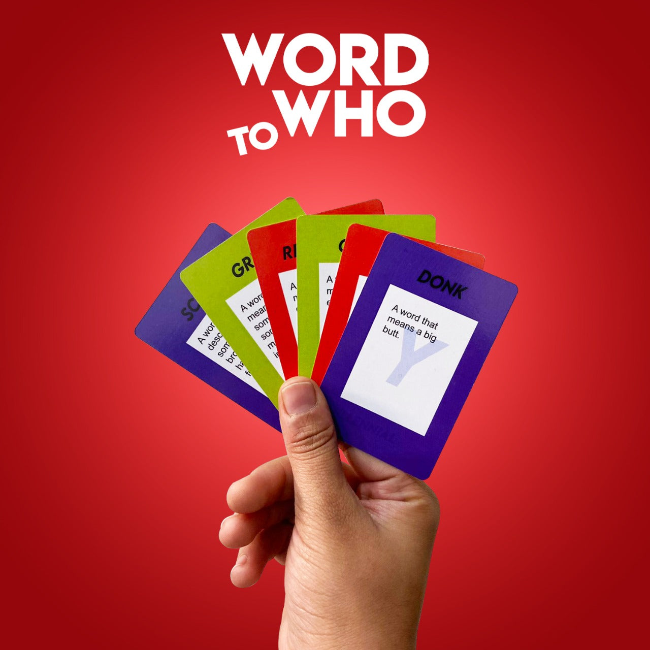 WORD TO WHO - Card Game