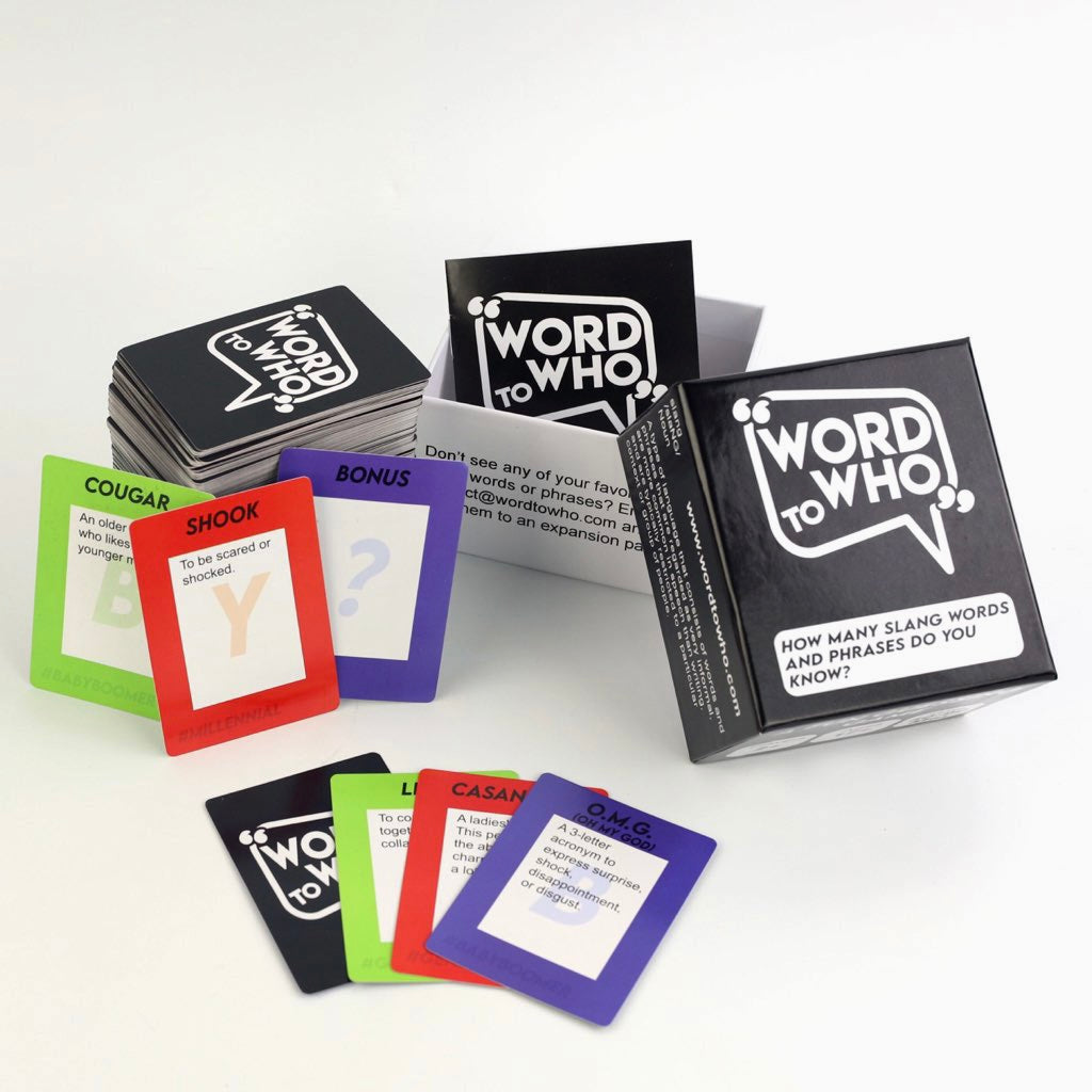 WORD TO WHO - Card Game